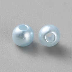 Opaque Resin Beads&nbsp;RESI-WH0001-20