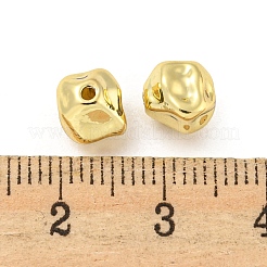 合金ビーズ  長持ちメッキ  鉛フリー＆カドミウムフリー＆ニッケルフリー  ゴールドカラー  7x7.5x7mm  穴：1.2mm&nbsp;PALLOY-K020-01G
