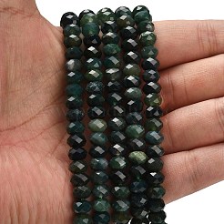 Natural Moss Agate Beads Strands&nbsp;G-Z111-A54