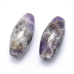 Natural Chevron Amethyst Beads&nbsp;G-P384-T18