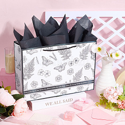 1Pc Flower Butterfly Paper Gift Tote Bags&nbsp;ABAG-SP0001-32