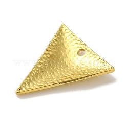 304ステンレスペンダント  トライアングルチャーム  18KGP本金メッキ  26x21.5x3mm  穴：2mm&nbsp;STAS-Q322-05G