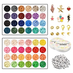 DIY Heishi Surfer Bracelet Making Kit&nbsp;DIY-YW0005-86