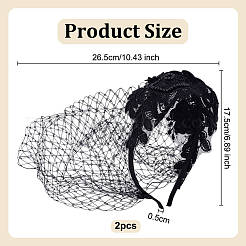 Polyester Acrylic Hair Bands&nbsp;PHAR-WH0020-07