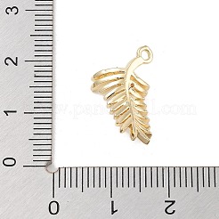 Brass Pave Clear Cubic Zirconia Pendants&nbsp;KK-Z061-15G-01