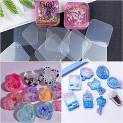 塩ビプラスチックシーリング保護フィルム  樹脂シェーカー金型用透明シールフィルムステッカーフリーカッティング  長方形  透明  300x210x0.2mm&nbsp;FIND-OC0001-23B