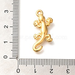 イオンプレーティング（IP）304ステンレスペンダント  ヤモリのチャーム  18KGP本金メッキ  27x12x3.4mm  穴：2mm&nbsp;STAS-I321-07G