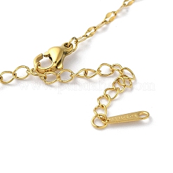 Brass with Rhinestone Bear Pendant Necklaces&nbsp;NJEW-Z026-03C
