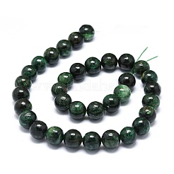 Natural Fuchsite Beads Strands&nbsp;G-O201A-09C