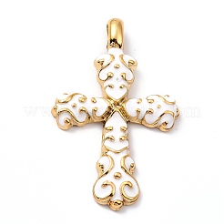 Rack Plating Alloy Enamel Big Pendants&nbsp;ZIRC-I054-25G
