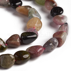 Natural Multicolor Tourmaline Beads Strands&nbsp;G-D0002-D55