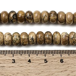 Natural Picture Jasper Beads Strands&nbsp;G-A280-A03-02