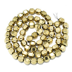 Electroplate Non-magnetic Synthetic Hematite Beads Strands&nbsp;G-S352-68B-01