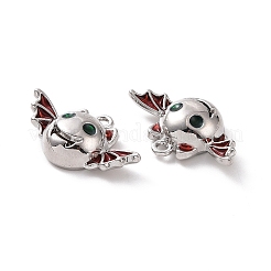 Rack Plating Alloy Enamel Pendants&nbsp;FIND-I037-11P