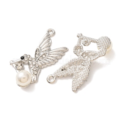 Alloy Rhinestone Pendants&nbsp;RB-CBAA987-08P