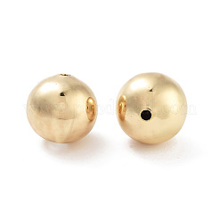 Round Rack Plating Brass European Beads&nbsp;LS-KK-G512-08G