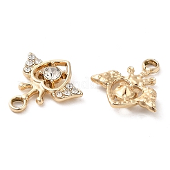 Alloy Rhinestone Pendants&nbsp;PALLOY-P303-03C-G