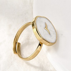 304 Stainless Steel Cuff Rings&nbsp;RJEW-A077-04G-01