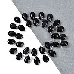 Natural Black Onyx(Dyed & Heated) Beads Strands&nbsp;G-B125-G01-01