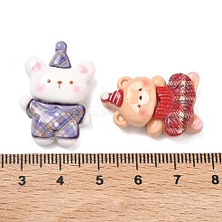 オペーク樹脂カボション  混合図形  28~30x18~19x9mm&nbsp;CRES-A061-02A