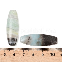 Natural Flower Amazonite Pendants&nbsp;G-K381-20C