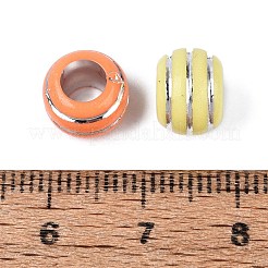 Opaque Acrylic European Large Hole Beads&nbsp;SACR-N020-02