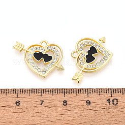 Alloy Rhinestone Pendants&nbsp;FIND-N012-02KCG