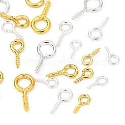 400Pcs Iron Screw Eye Pin Peg Bails&nbsp;IFIN-YW0001-26