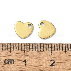 Ion Plating(IP) 201 Stainless Steel Charms&nbsp;STAS-H191-01A-G