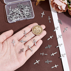 60Pcs 6 Styles 201 Stainless Steel Connector Charms&nbsp;STAS-UN0061-94