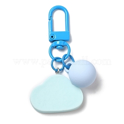 Cartoon Smiling Face Acrylic Pendant Keychain&nbsp;LS-KEYC-D017-01C