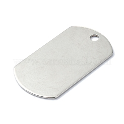 Non-Tarnish 304 Stainless Steel Stamping Blank Tag Pendants&nbsp;STAS-C097-45P