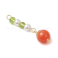 10Pcs 10 Colors Cat Eye Pendants&nbsp;PALLOY-JF04084