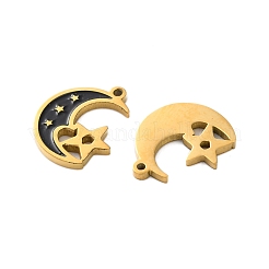Ion Plating(IP) 304 Stainless Steel Enamel Charms&nbsp;STAS-M102-49G