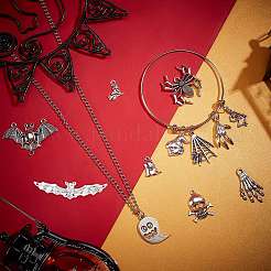 Tibetan Style Alloy Pendants&nbsp;TIBEP-SC0001-65AS