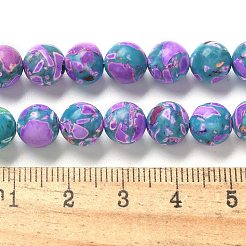 Dyed Synthetic Imperial Jasper Beads Strands&nbsp;G-C168-02D