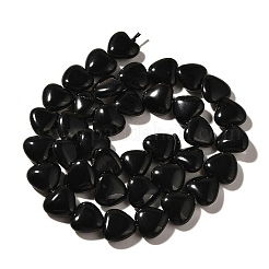 Natural Black Obsidian Beads Strands&nbsp;G-R190-10mm-66