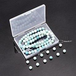 ラウンド天然アマゾナイトビーズ連売り  8mm  穴：1mm  約46個/連  16インチ  1連売り/箱&nbsp;G-AR0001-64