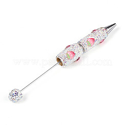Resin & Polymer Clay Pave Rhinestone Ball-Point Pen&nbsp;AJEW-T013-04G
