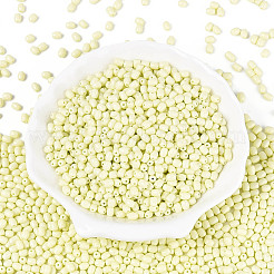 焼付塗装ガラスシードビーズ  バレル  甘露  4~4.5x3~3.5mm  穴：0.8~0.9mm  約6080個/ポンド&nbsp;SEED-N007-29H