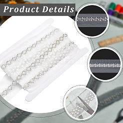 4Yards Polyester Lace Ribbon&nbsp;SRIB-GF0001-73B-02