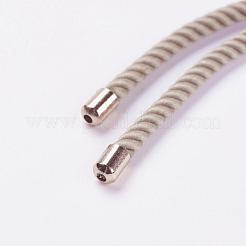 Nylon Twisted Cord Bracelet Making&nbsp;MAK-F018-06RG-RS