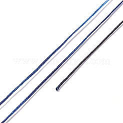 セグメント染色ポリエステル糸  中国語結びコード  カラフル  0.8mm  約54.68ヤード（50m）/ロール&nbsp;X-NWIR-I013-D-16