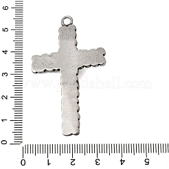 304 Stainless Steel Big Pendants&nbsp;STAS-B128-39AS