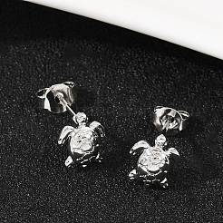 Brass Stud Earrings&nbsp;EJEW-R032-03P