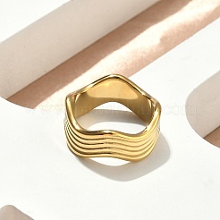 304 Stainless Steel Finger Rings for Women&nbsp;RJEW-F205-01C-G