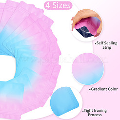 100Pcs 4 Styles PET Zipper Bags&nbsp;OPP-TA0001-19B