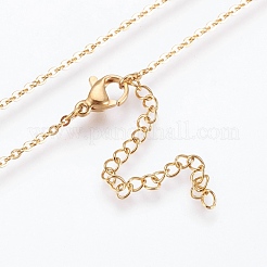 304 Stainless Steel Pendant  Necklaces&nbsp;NJEW-P224-16G