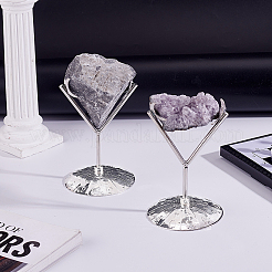 Iron Moon Mineral Rock Display Stands&nbsp;ODIS-WH0030-240P