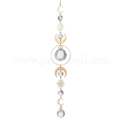 Glass Teardrop Window Hanging Suncatchers&nbsp;X-HJEW-JM04515-01